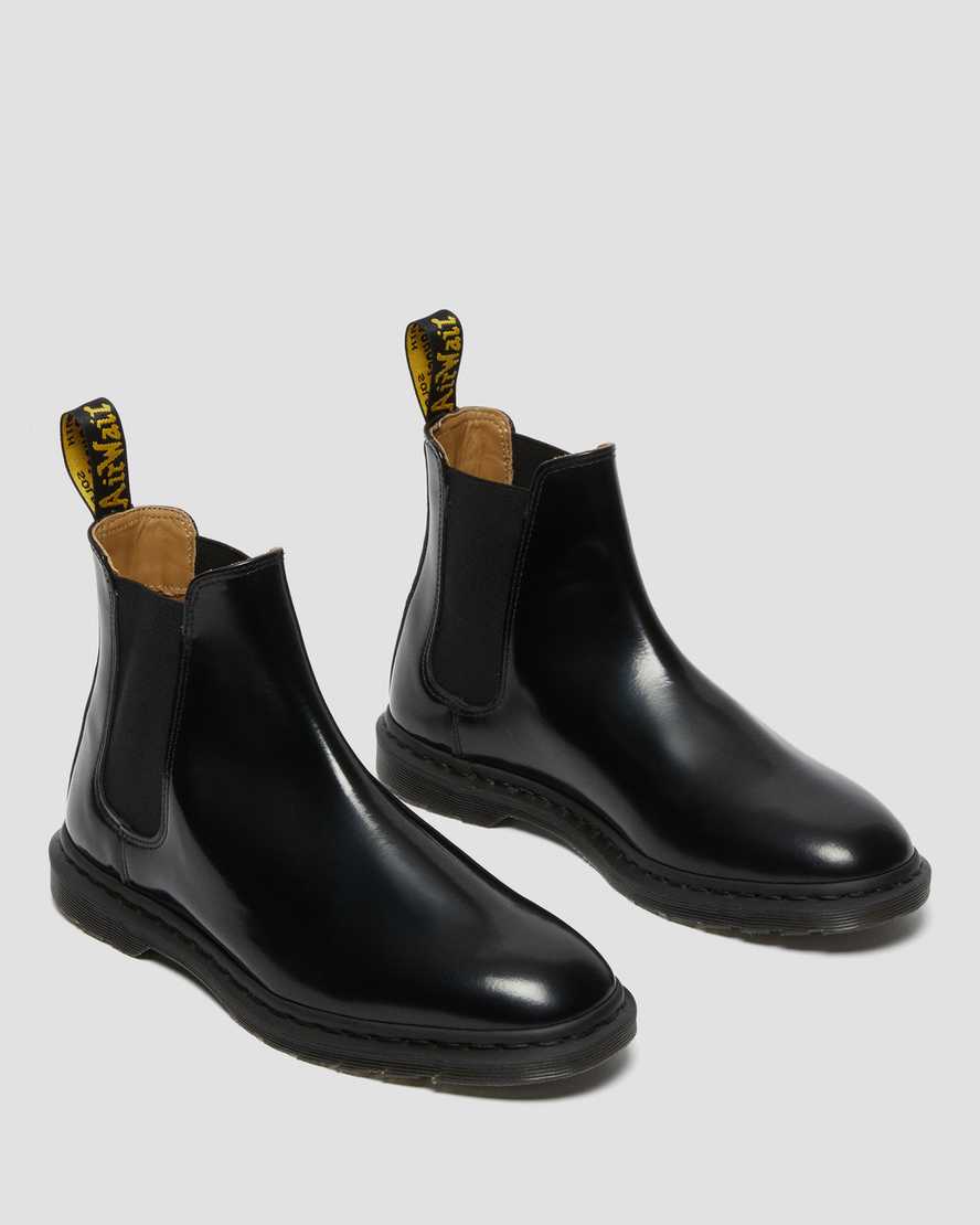 sorte dr martens graeme ii smooth herre chelsea støvler