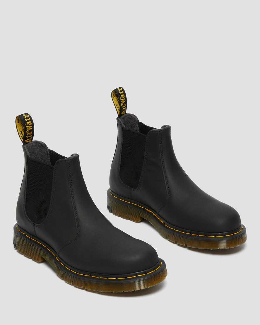 sorte dr martens 2976 dms wintergrip herre chelsea støvler