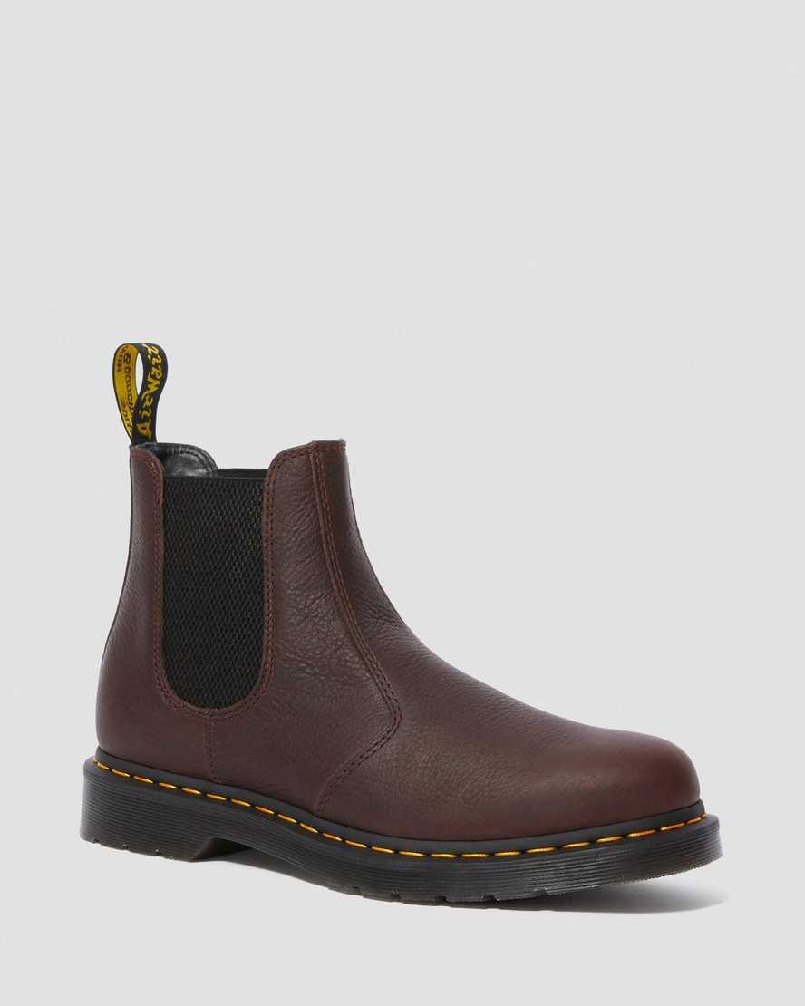 brune dr martens 2976 ambassador herre chelsea støvler
