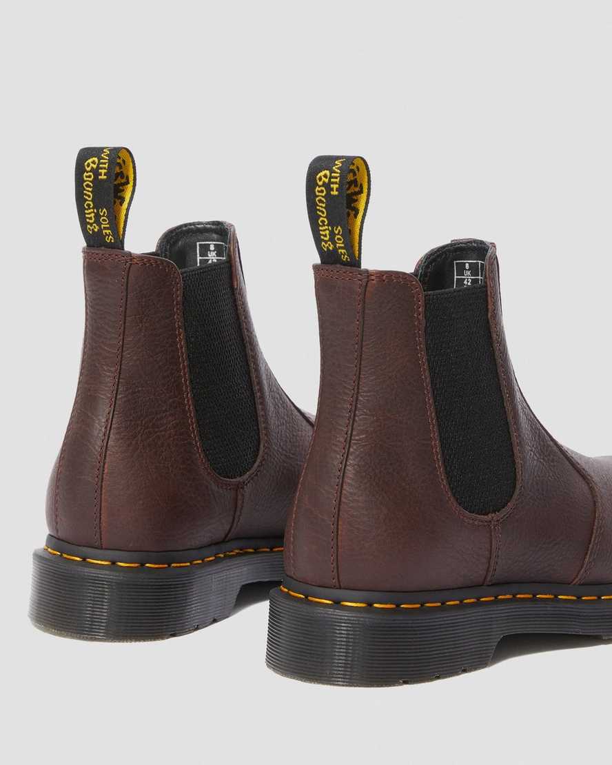 brune dr martens 2976 ambassador herre chelsea støvler