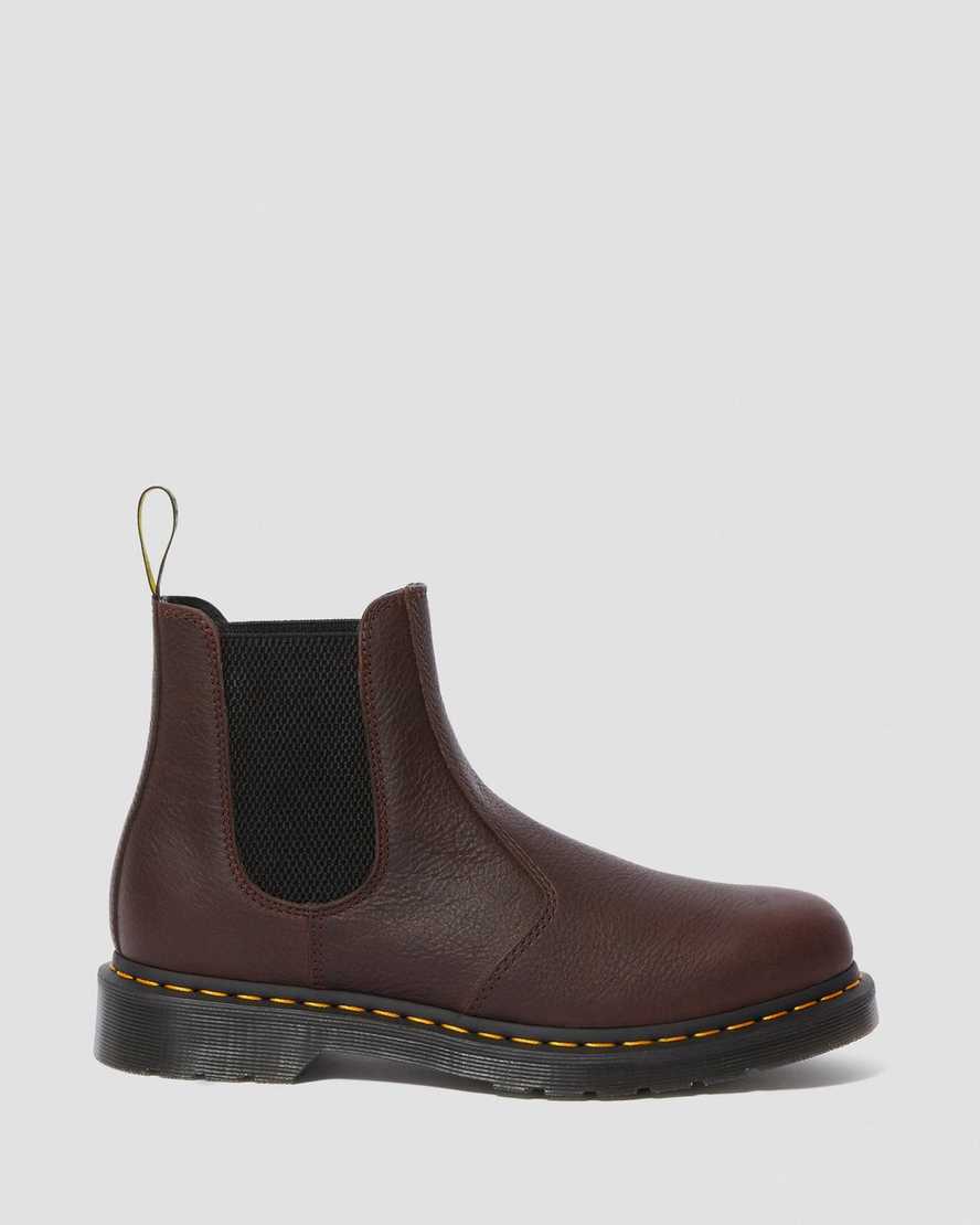brune dr martens 2976 ambassador herre chelsea støvler