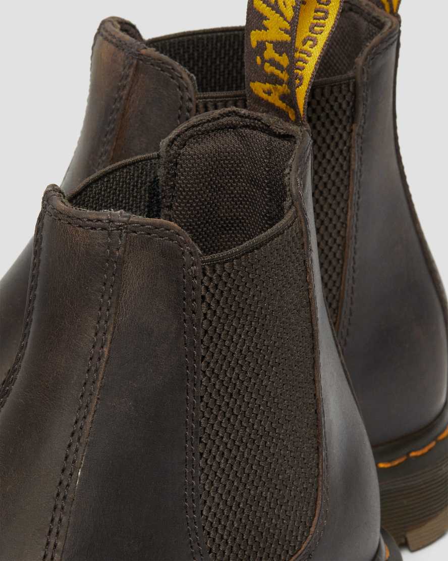 brune dr martens 2976 skridsikre herre chelsea støvler
