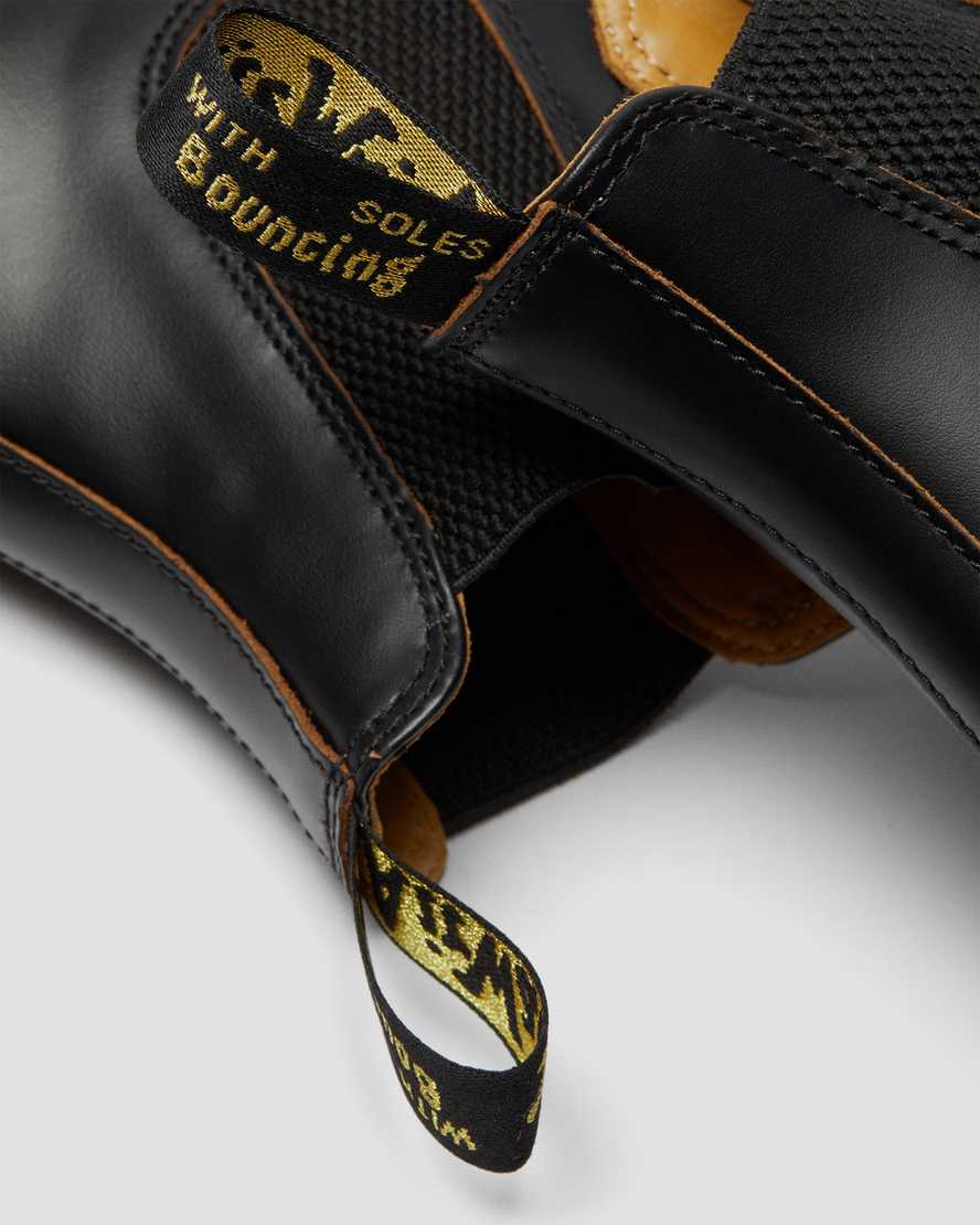 sorte dr martens 2976 vintage made in england herre chelsea støvler