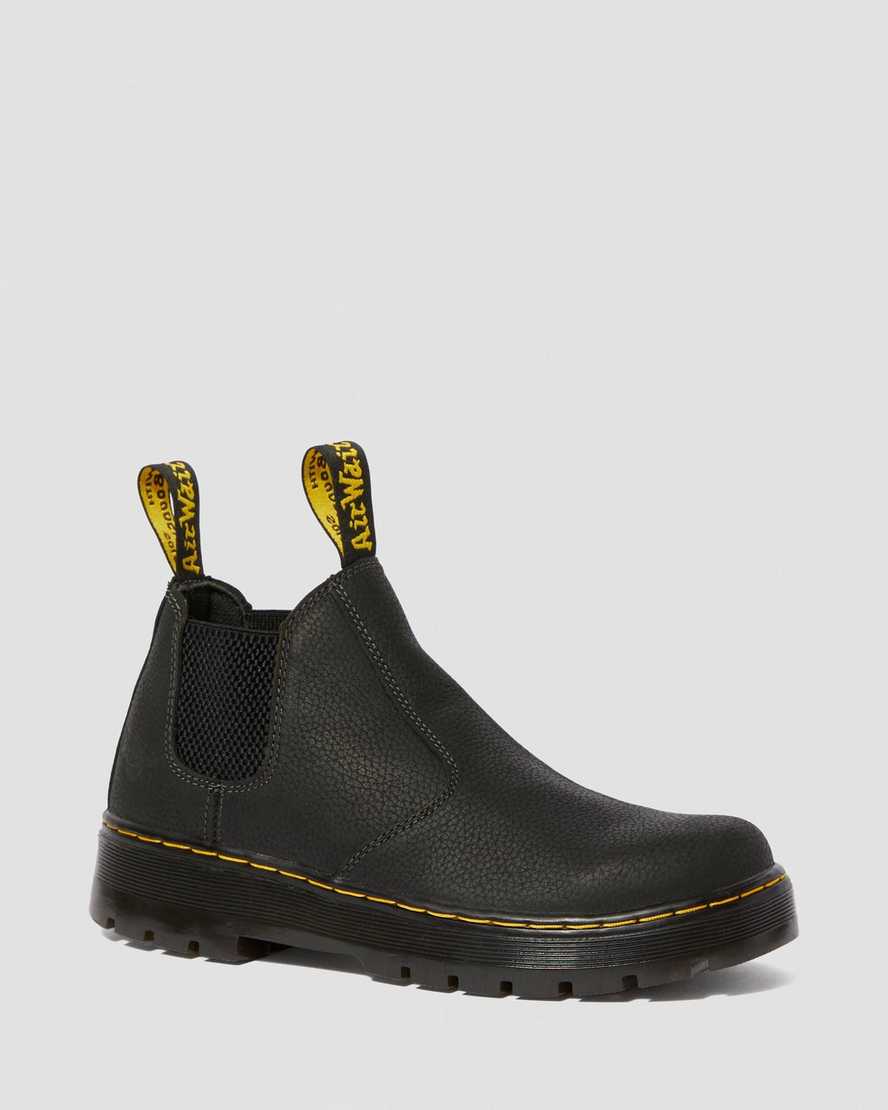 sorte dr martens hardie work herre chelsea støvler
