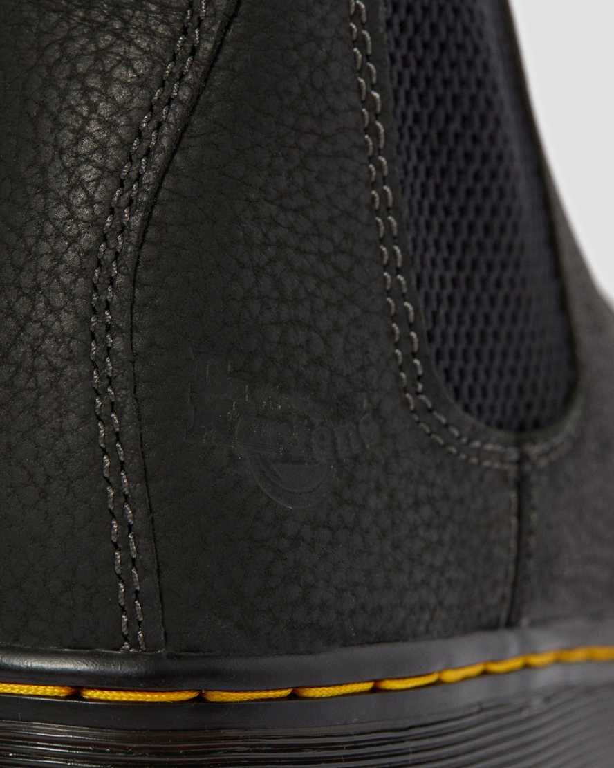 sorte dr martens hardie work herre chelsea støvler