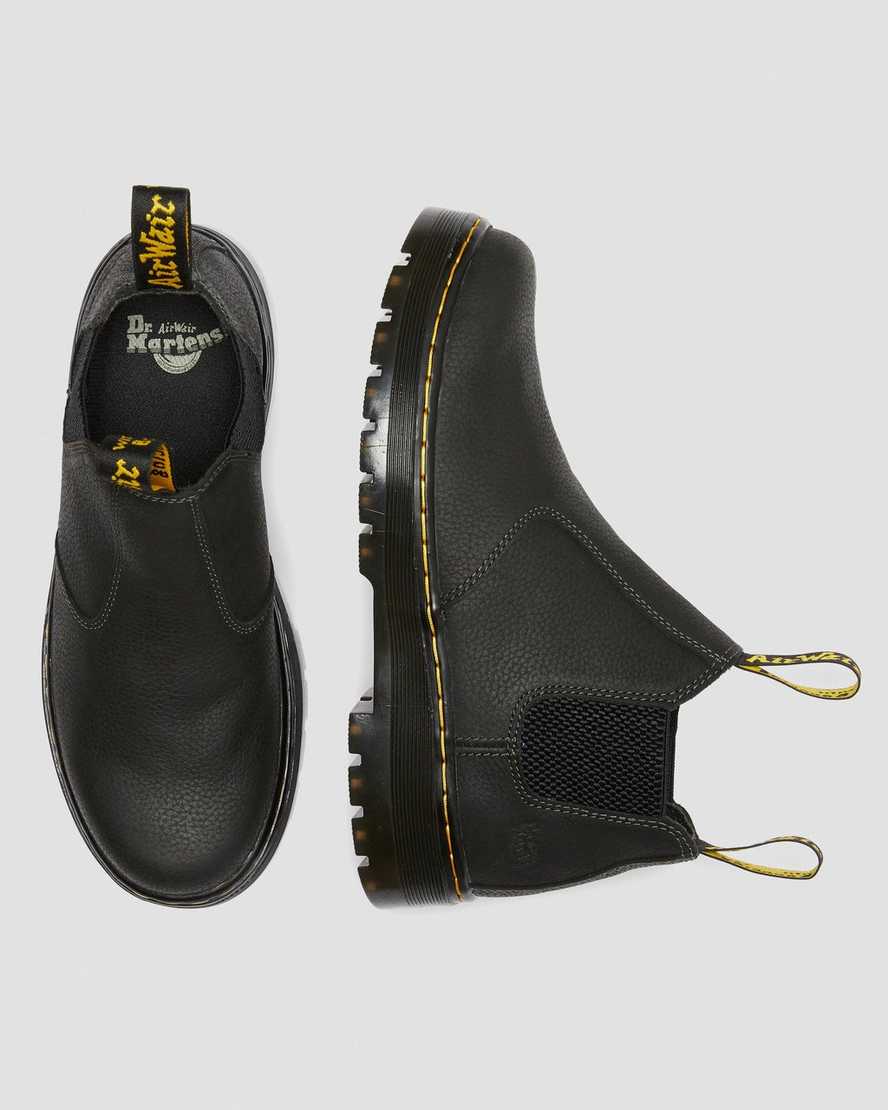 sorte dr martens hardie work herre chelsea støvler