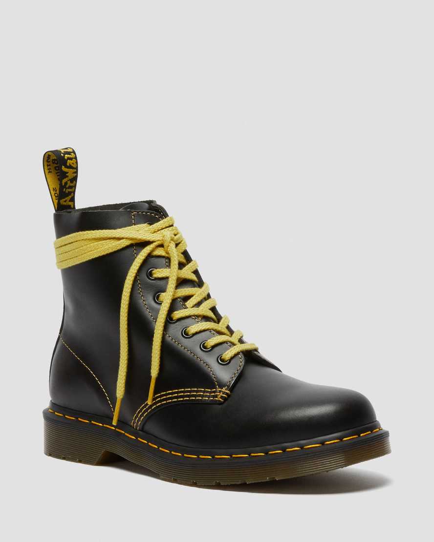 sorte dr martens 1460 pascal atlas herrestøvler med snørebånd