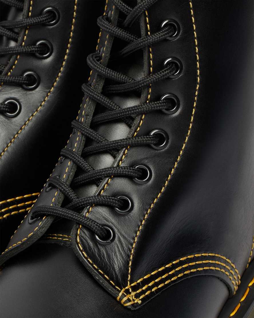 sorte dr martens 1460 pascal atlas herrestøvler med snørebånd