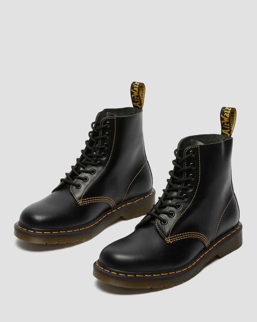 sorte dr martens 1460 pascal atlas herrestøvler med snørebånd