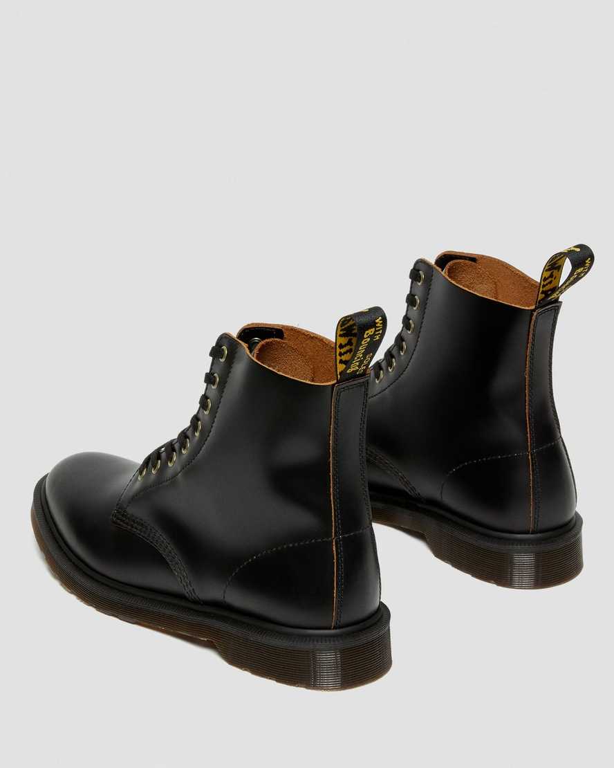 sorte dr martens 1460 vintage smooth herrestøvler med snørebånd