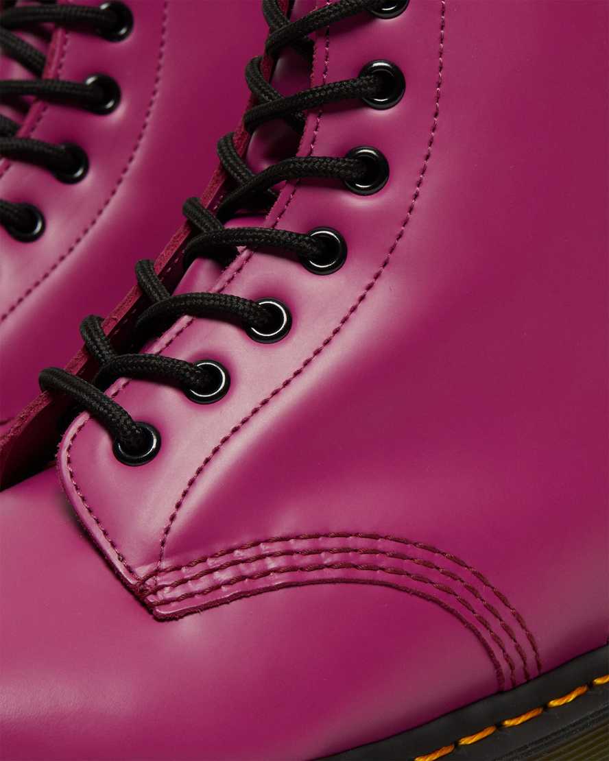 dr. martens 1460 smooth herrestøvler med snørebånd lyserød