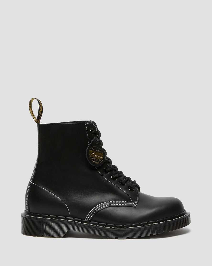 sorte dr martens 1460 pascal cavalier herrestøvler med snørebånd