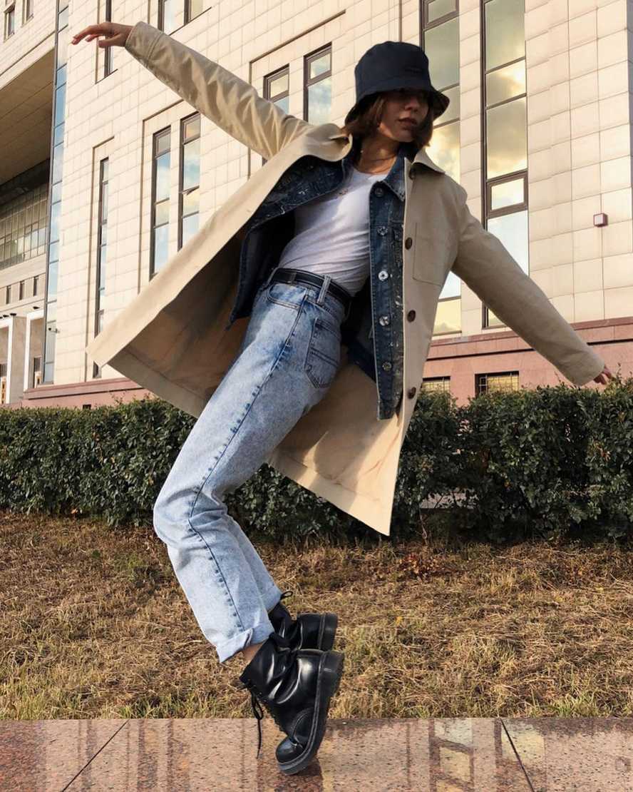 sorte dr martens 1460 smooth herrestøvler med snørebånd