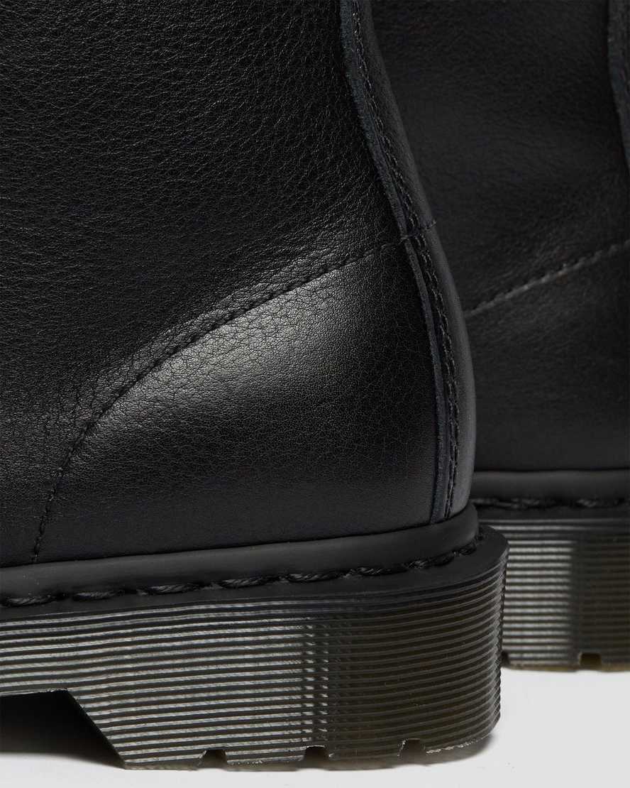 sorte dr martens 1460 pascal herrestøvler med snørebånd