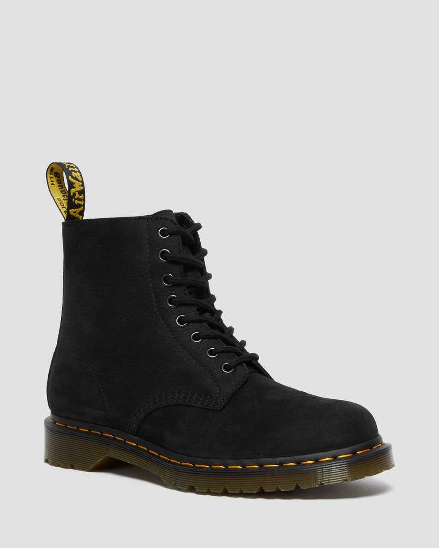 sorte dr martens 1460 pascal herrestøvler med snørebånd