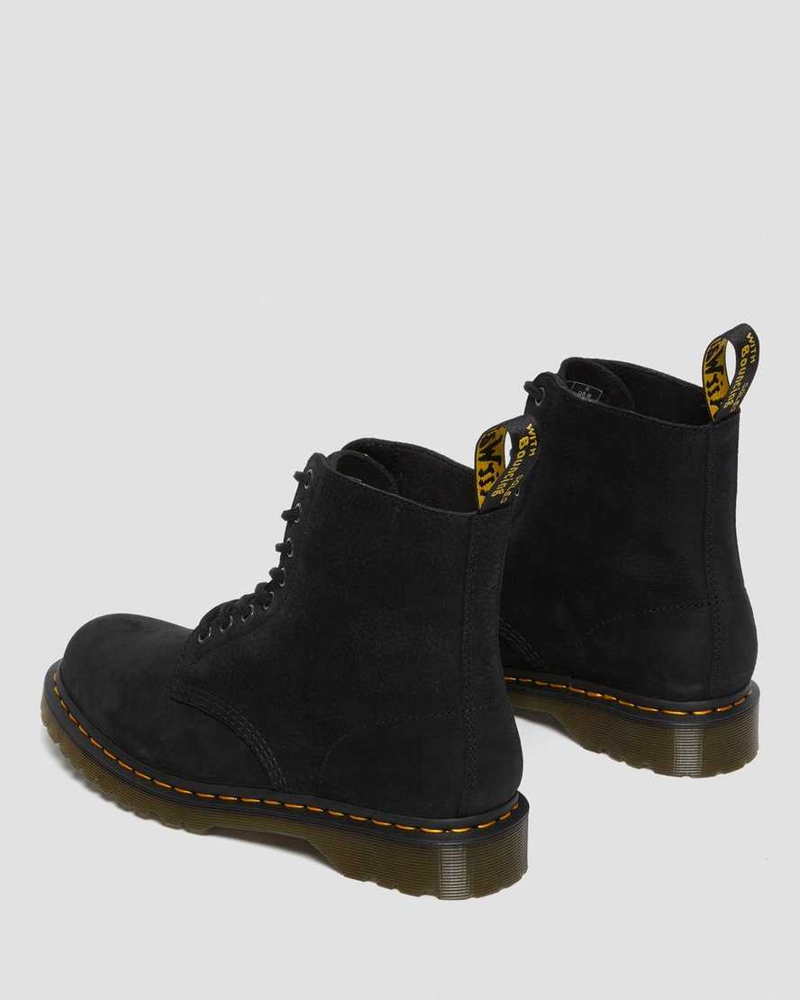 sorte dr martens 1460 pascal herrestøvler med snørebånd