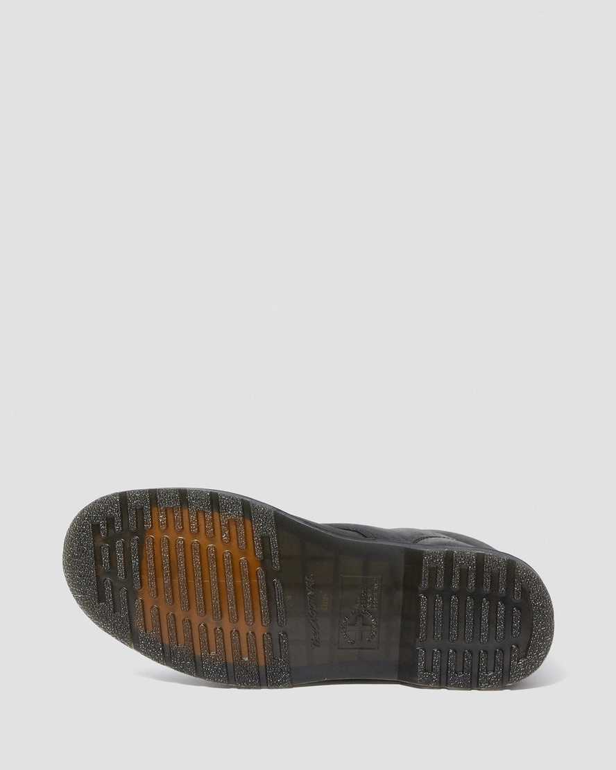 sorte dr martens 1460 vandtætte herrestøvler med snørebånd