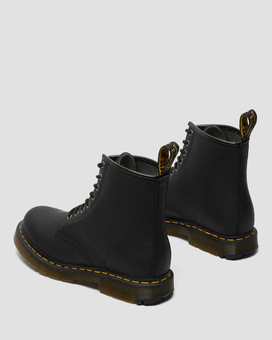 sorte dr martens 1460 dms wintergrip herrestøvler med snørebånd