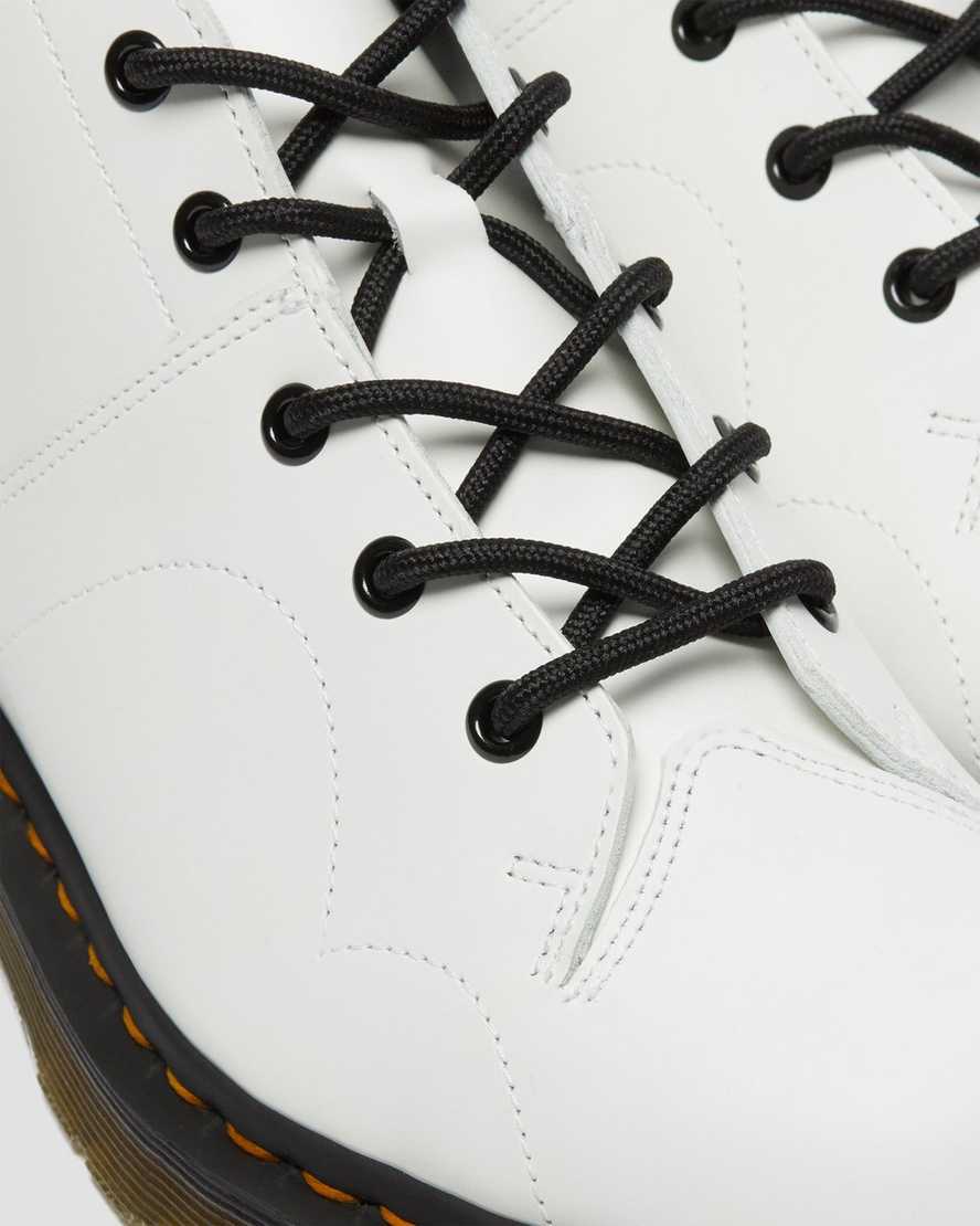 hvide dr. martens church smooth herre monkey støvler