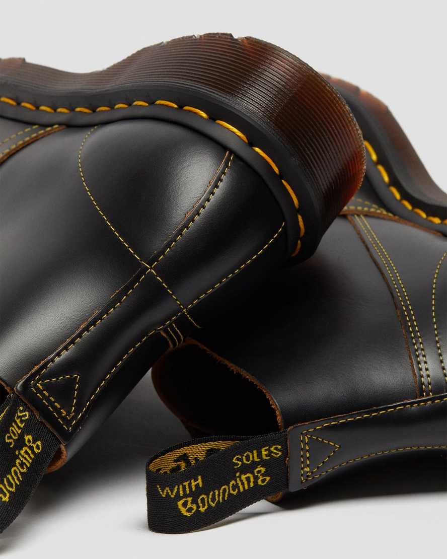 sorte dr. martens church vintage herre-abe-støvler