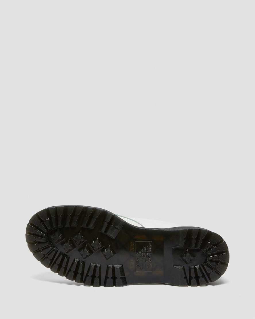 hvide dr martens 1460 bex smooth herre platformstøvler