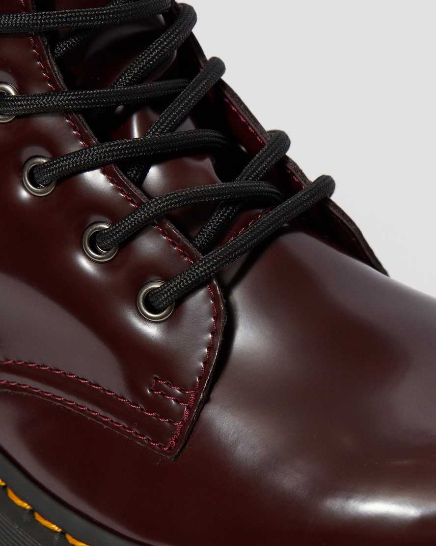 røde dr martens jadon ii herre platformstøvler