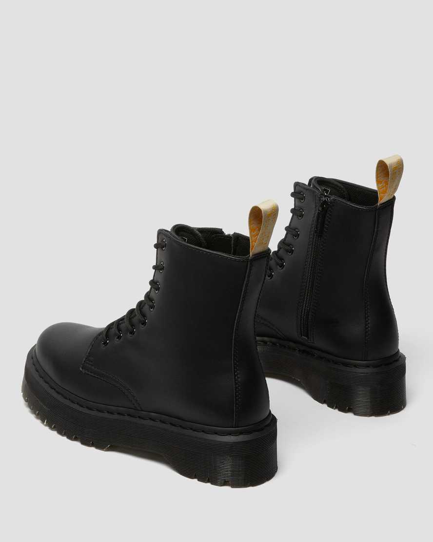 sorte dr martens jadon ii mono herre platformstøvler