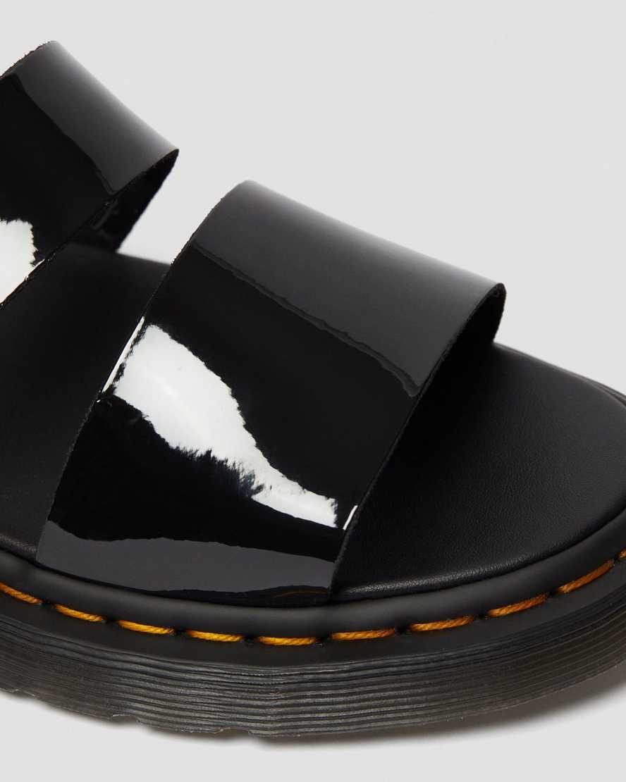 sorte dr martens gryphon patent herre gladiator sandaler
