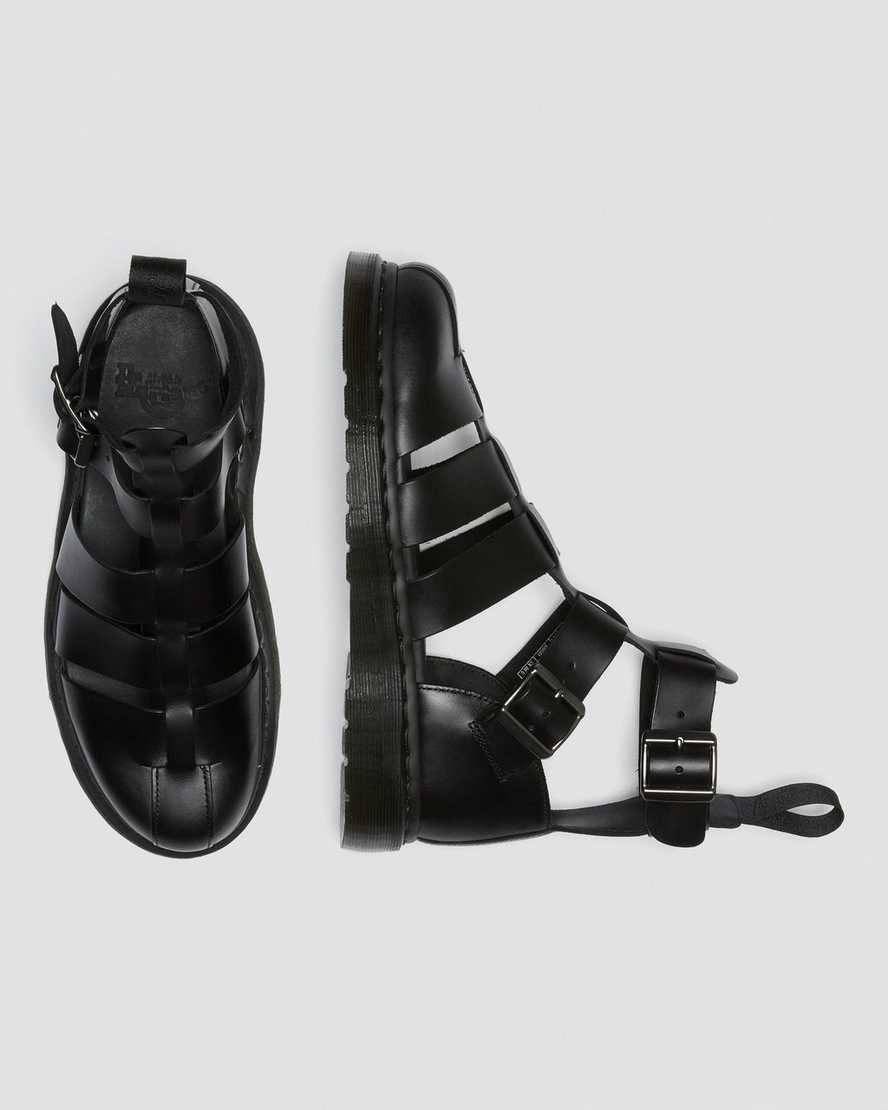 sorte dr martens geraldo herre gladiator sandaler