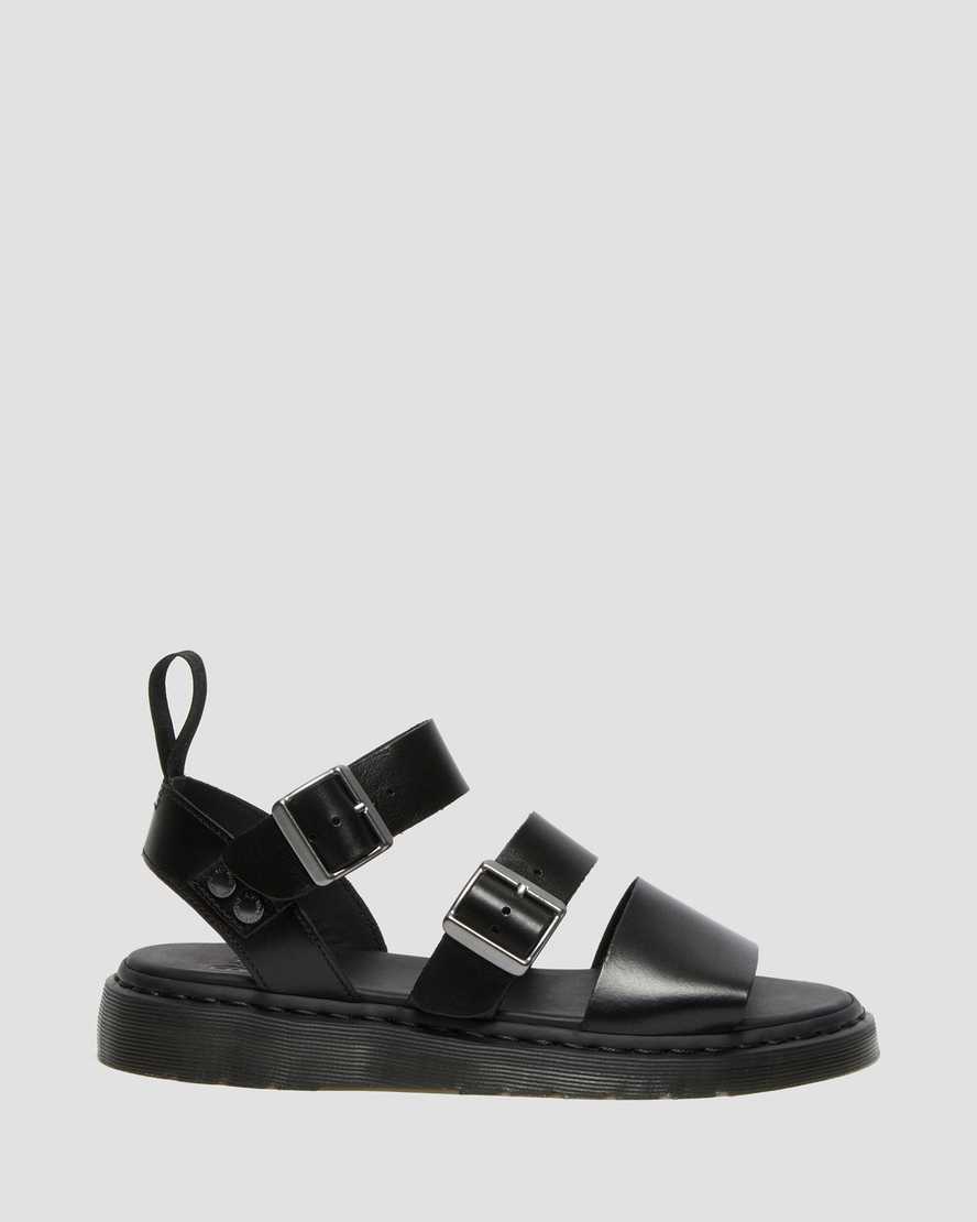 dr. martens gryphon brando gladiator sandaler til herrer i sort