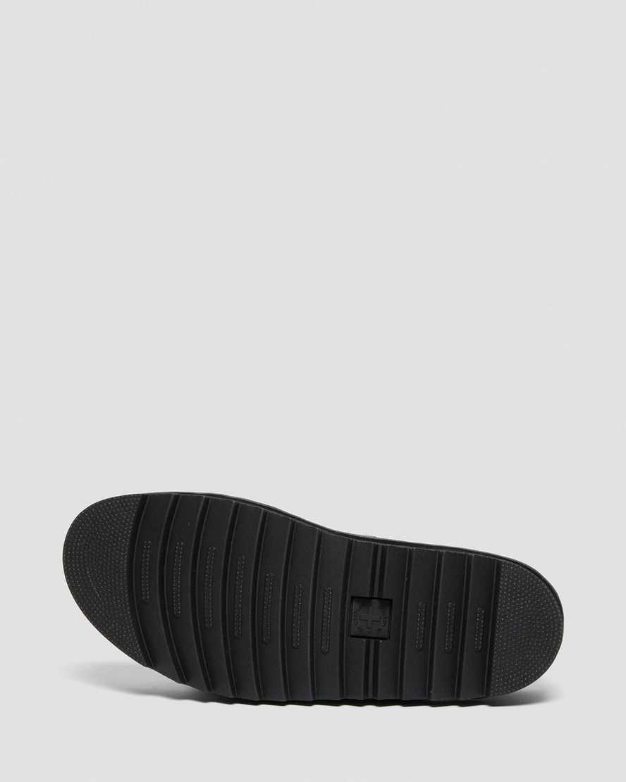 sorte dr martens myles brando buckle herre slidesandaler