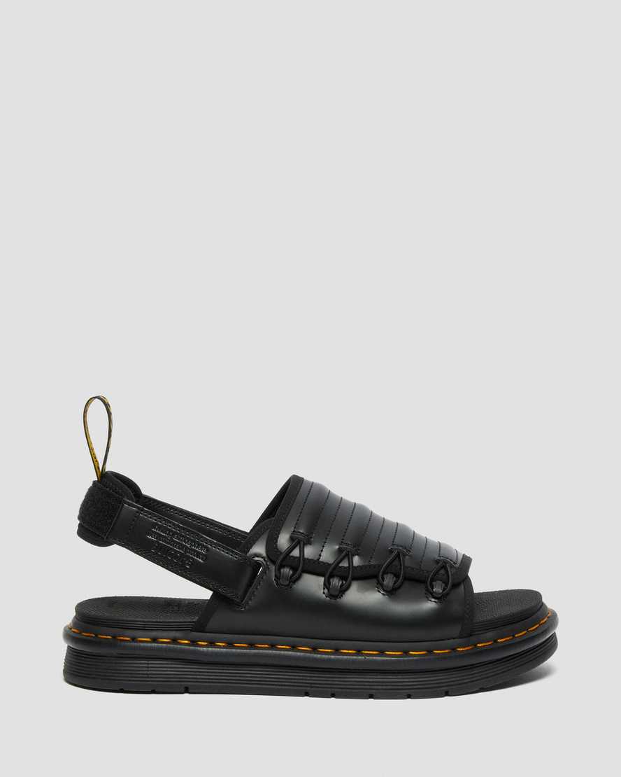 sorte dr martens mura suicoke herresandaler