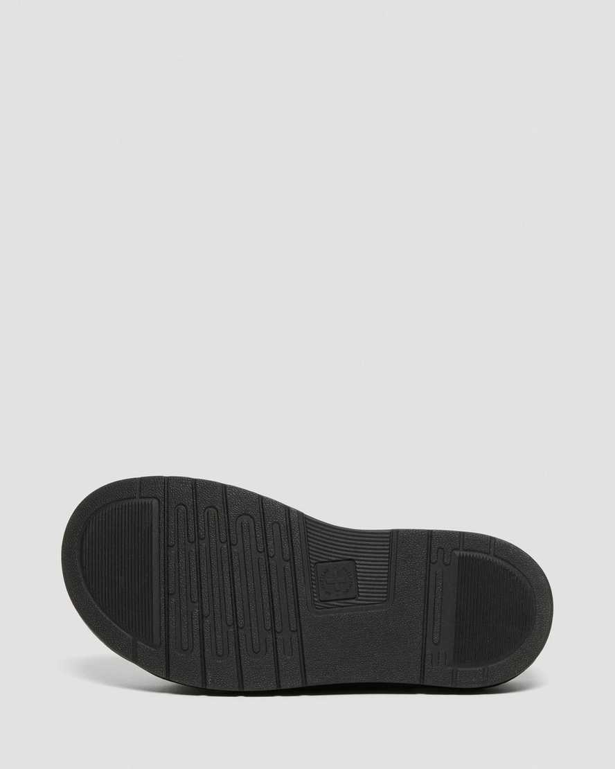 sorte dr martens soloman herre sandaler med rem