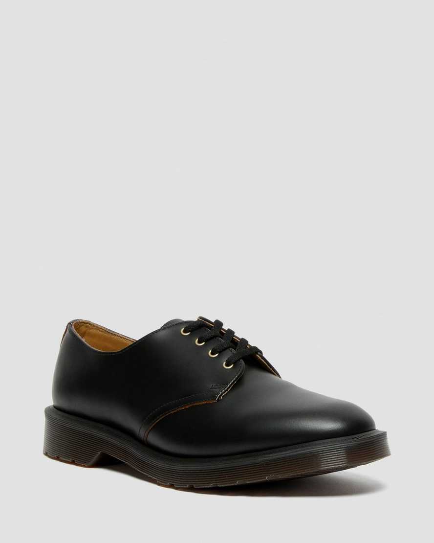 sorte dr martens smiths vintage smooth herre casual sko