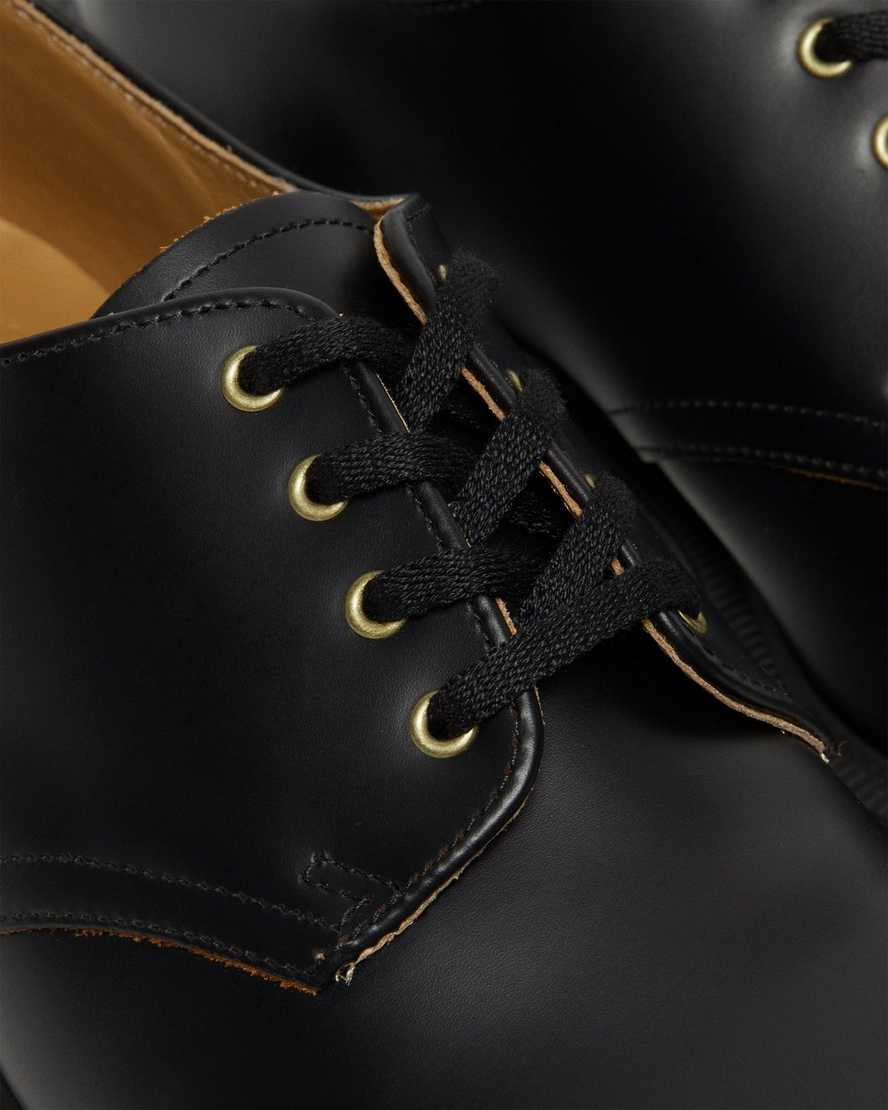 sorte dr martens smiths vintage smooth herre casual sko