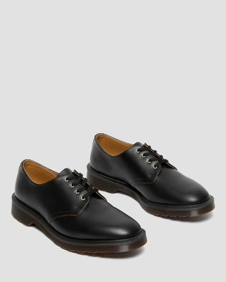 sorte dr martens smiths vintage smooth herre casual sko