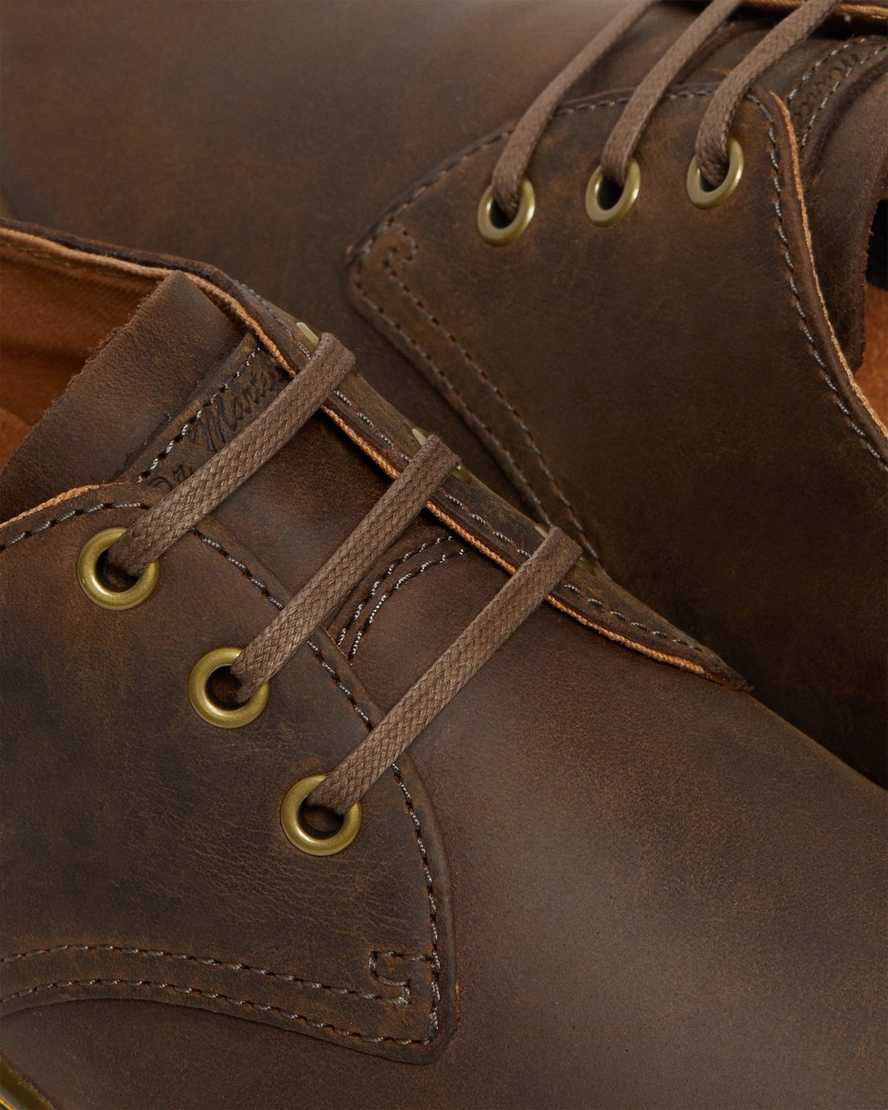 brune dr martens coronado crazy horse herre casual sko