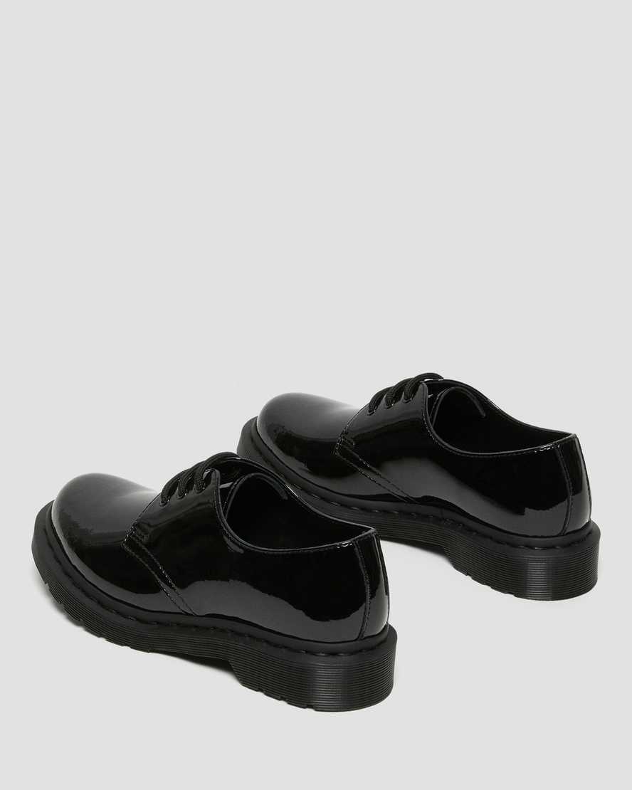 sorte dr martens 1461 mono patent herre casual sko