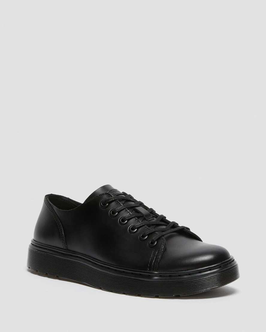 sorte dr martens dante brando herre casual sko