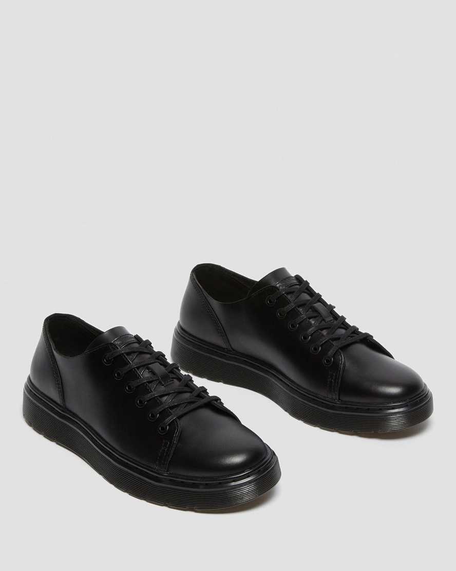 sorte dr martens dante brando herre casual sko