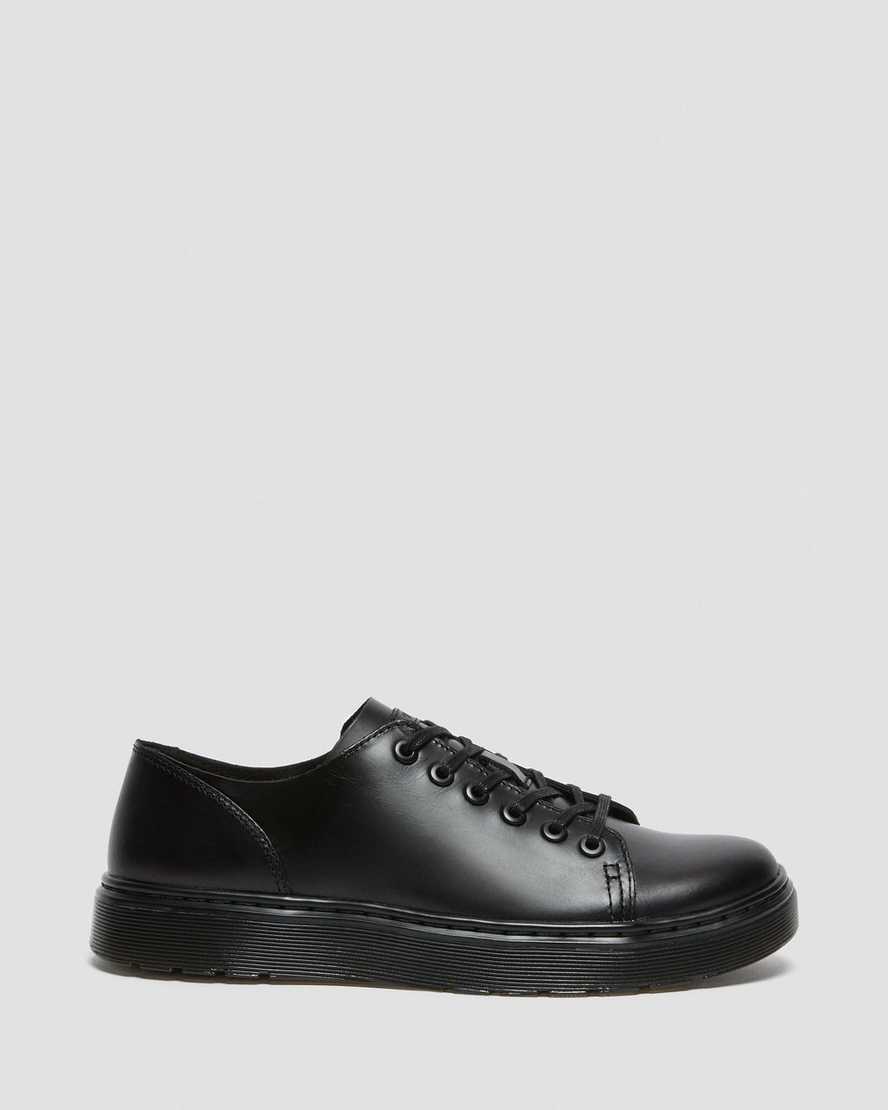 sorte dr martens dante brando herre casual sko