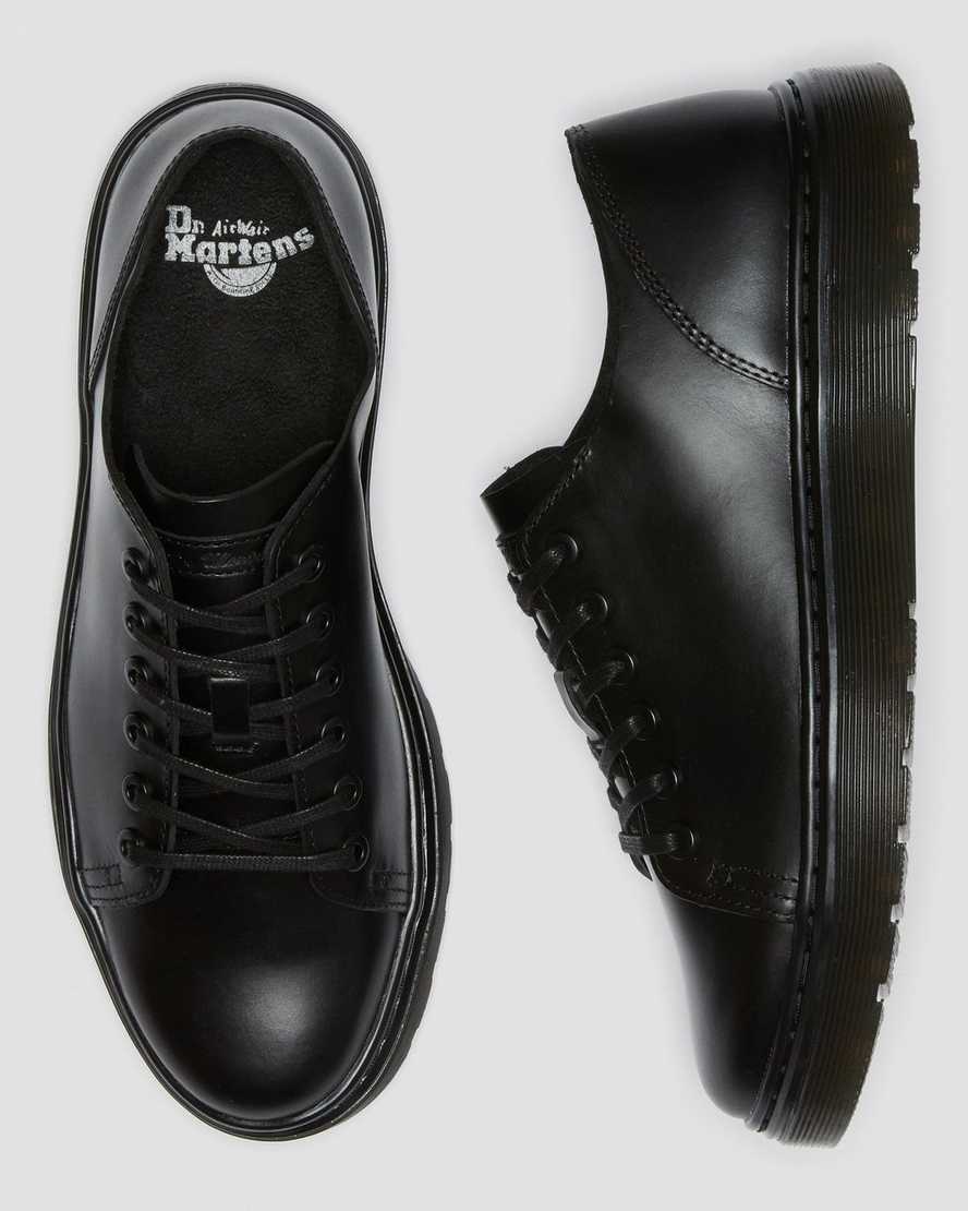 sorte dr martens dante brando herre casual sko