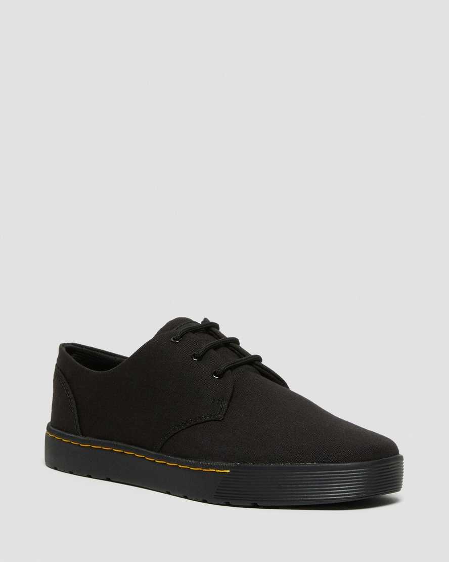 sorte dr martens cairo low herre casual sko