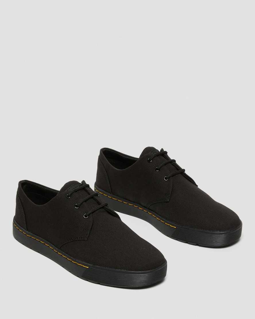 sorte dr martens cairo low herre casual sko