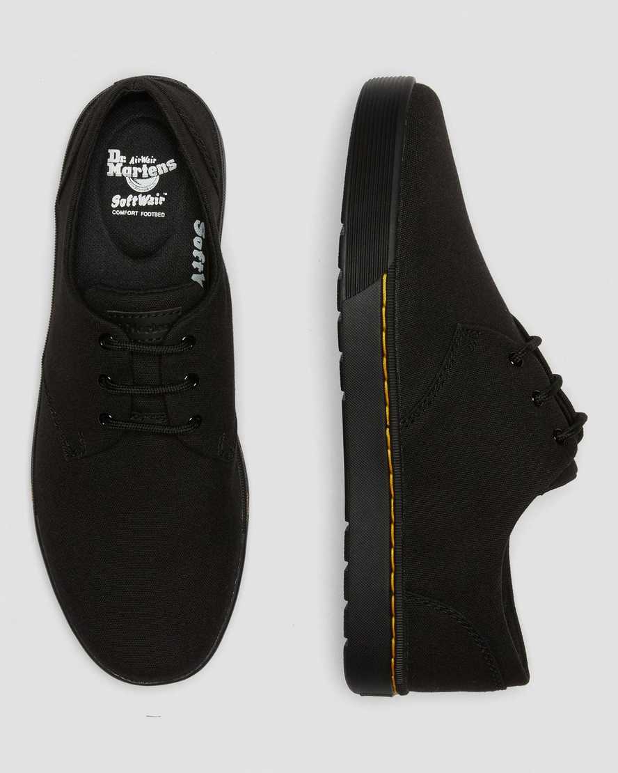 sorte dr martens cairo low herre casual sko