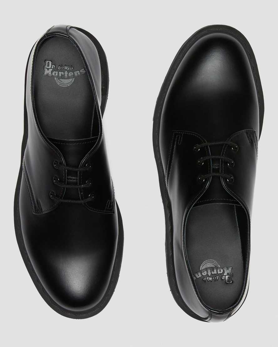 dr. martens 1461 mono smooth oxfordsko til mænd sort