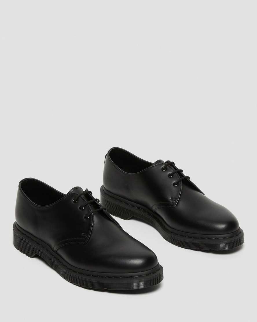 dr. martens 1461 mono smooth oxfordsko til mænd sort
