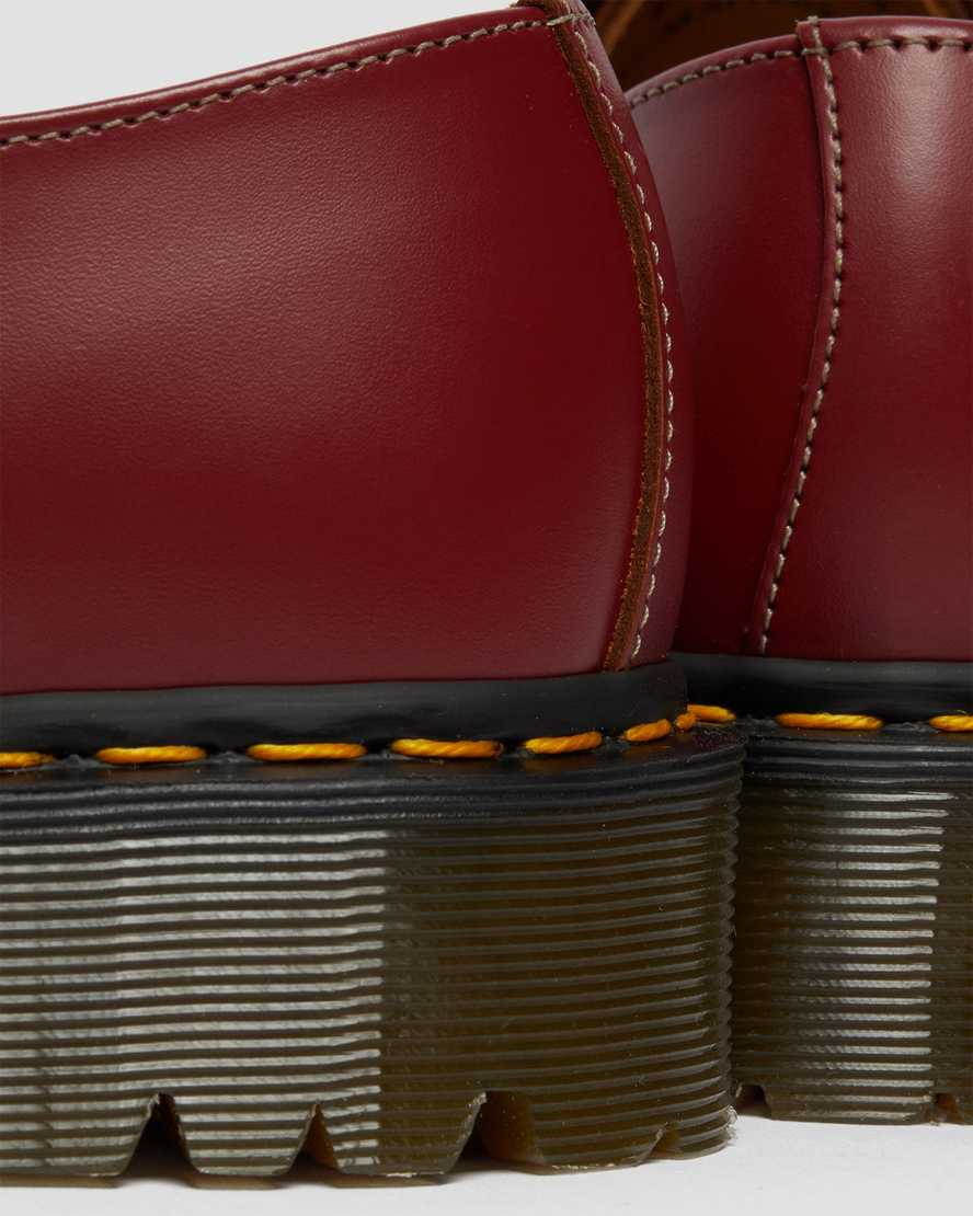 røde dr martens 1461 bex toe cap vintage herre oxford sko