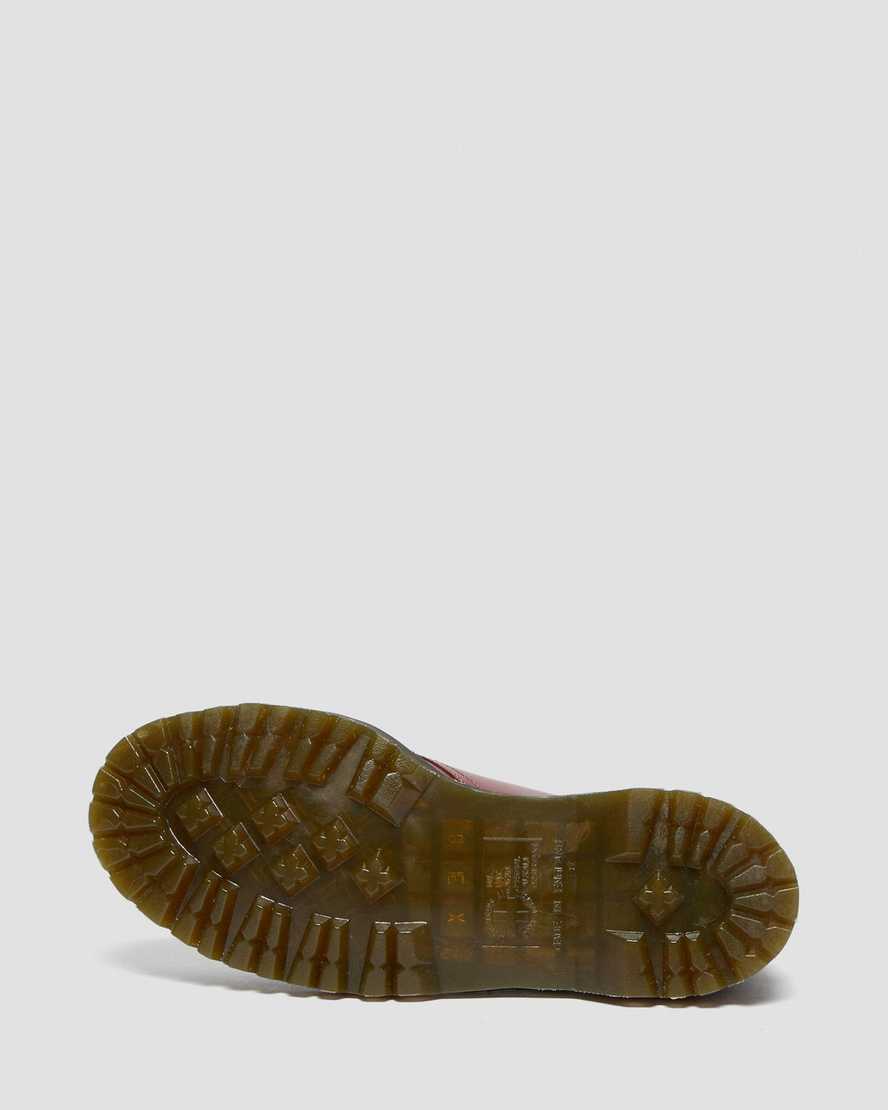 røde dr martens 1461 bex toe cap vintage herre oxford sko