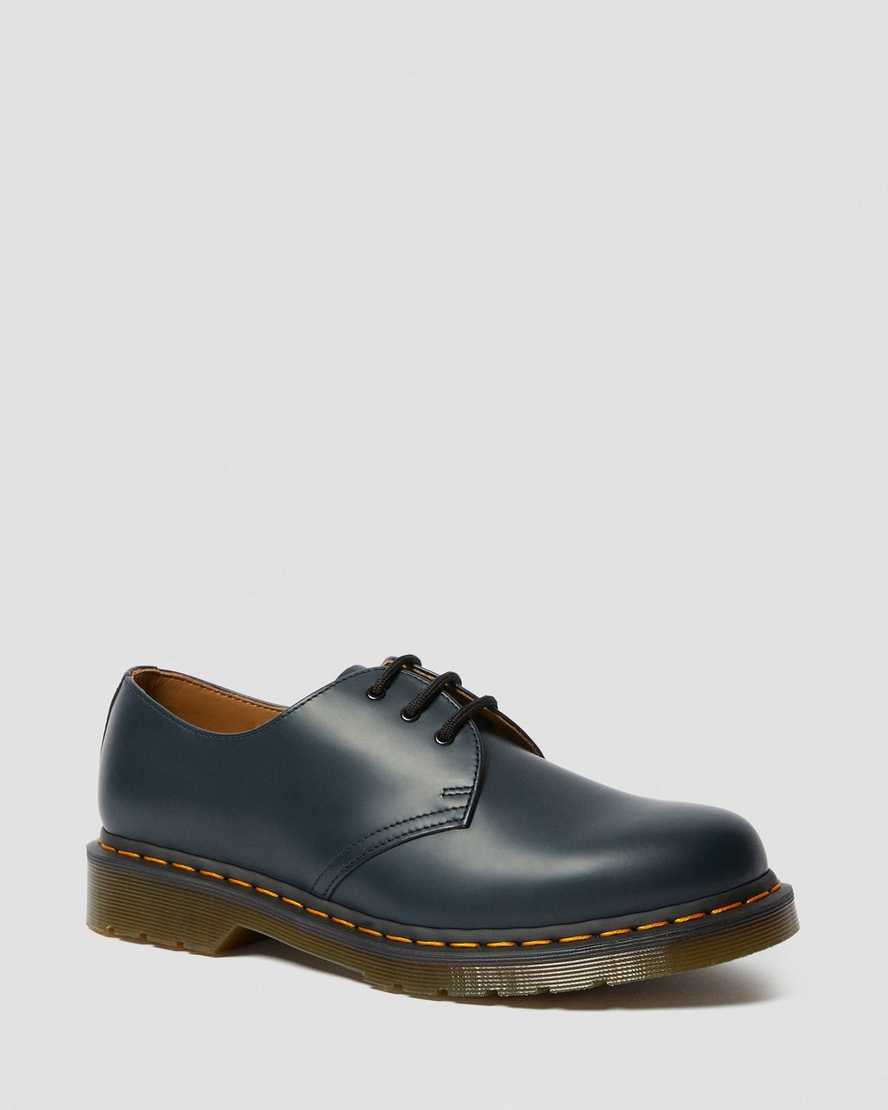 dr. martens 1461 smooth oxford sko til herrer i marineblå